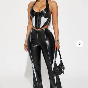 Fashion Nova- Ride with me feaux leather set